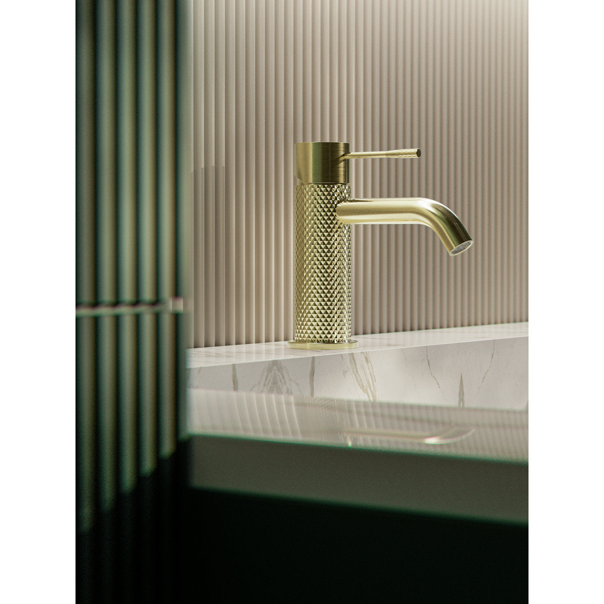 Opal Basin Mixer - Brushed Gold