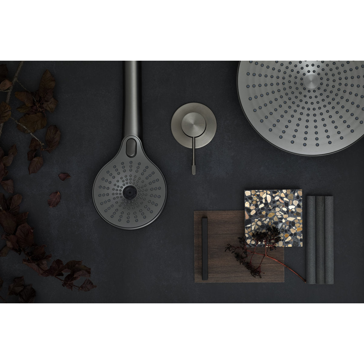 Opal 250mm Shower Head - Graphite
