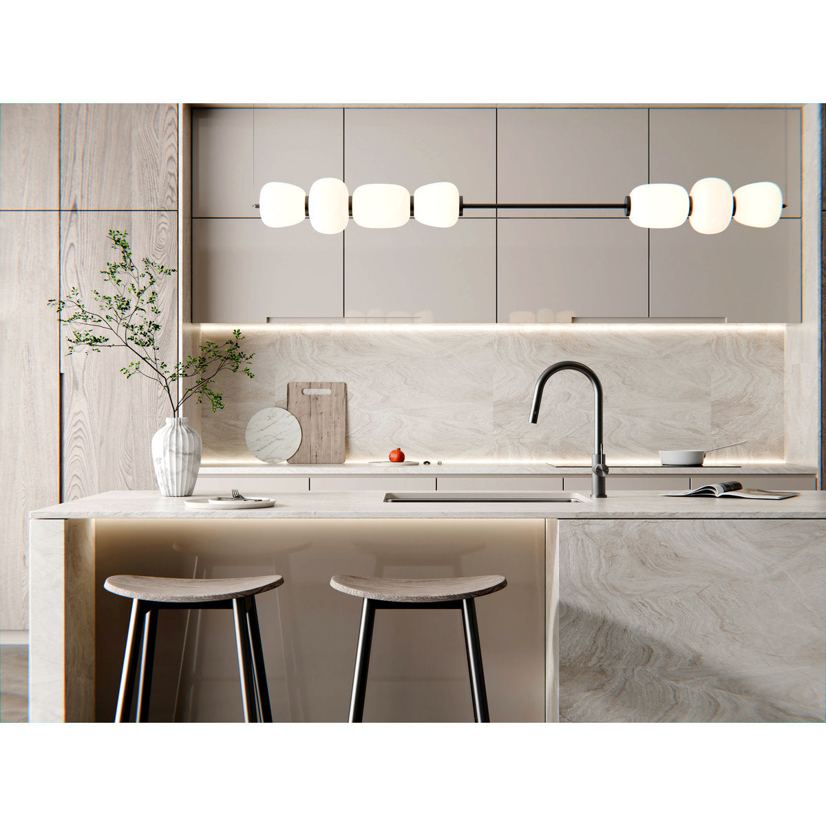 Opal Pull Out Sink Mixer With Vegie Spray Function - Graphite