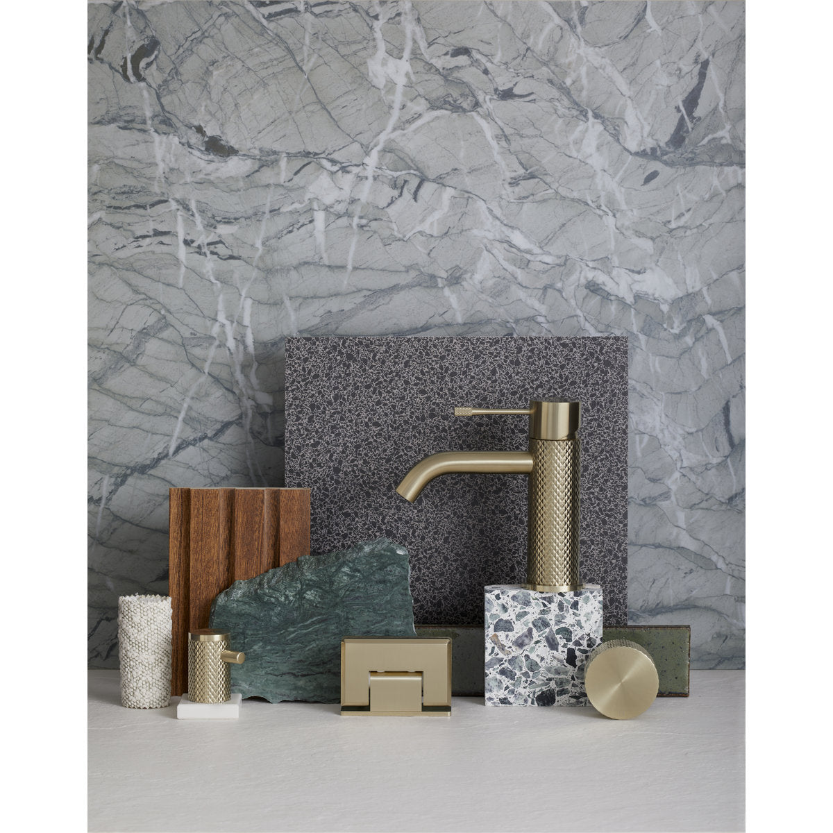 Opal Basin Mixer - Brushed Gold