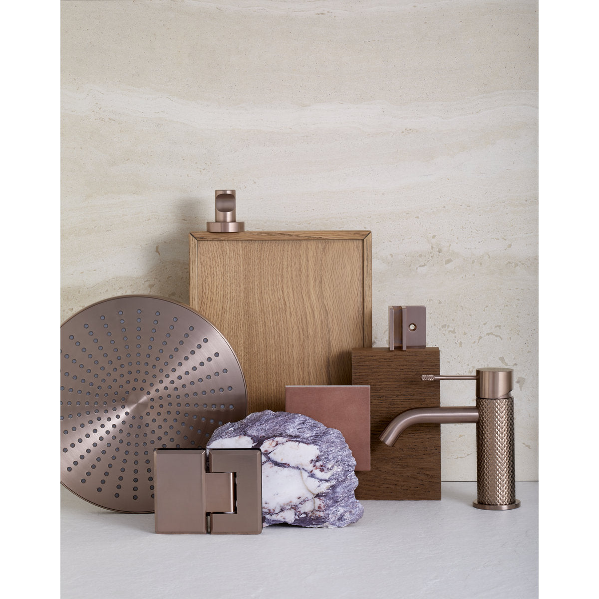 Opal Basin Mixer - Brushed Bronze