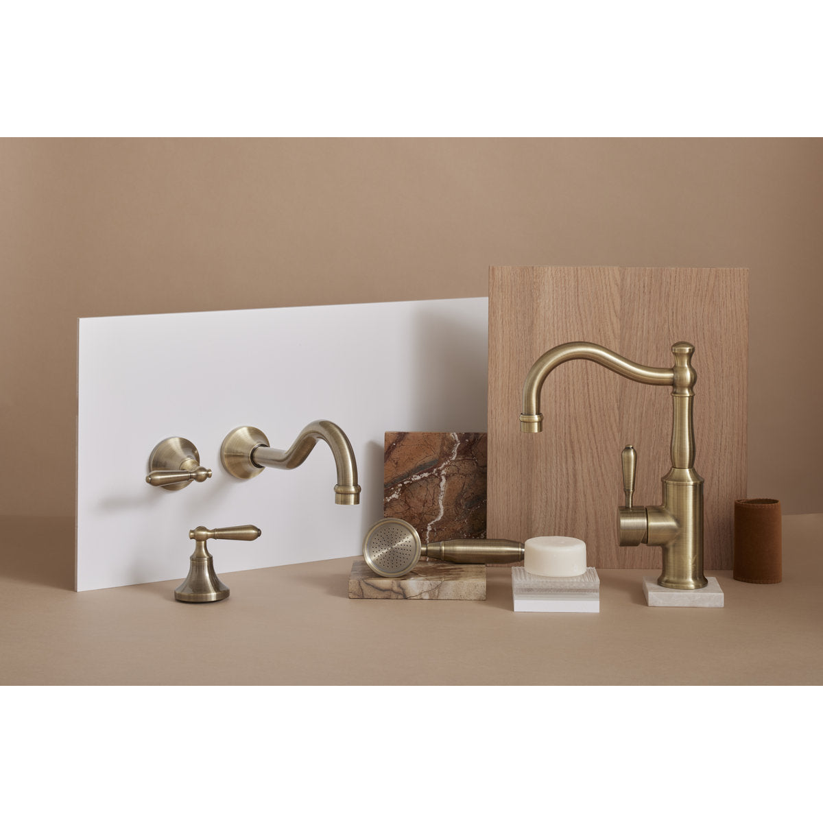 York Robe Hook - Aged Brass