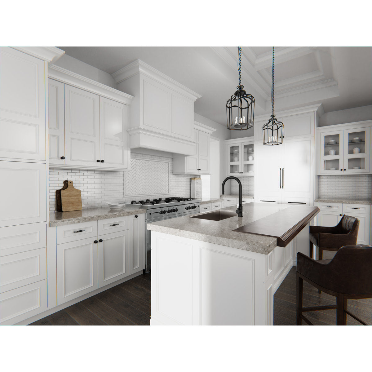York Pull Out Sink Mixer With Vegie Spray Function With White Porcelain Lever - Matte Black