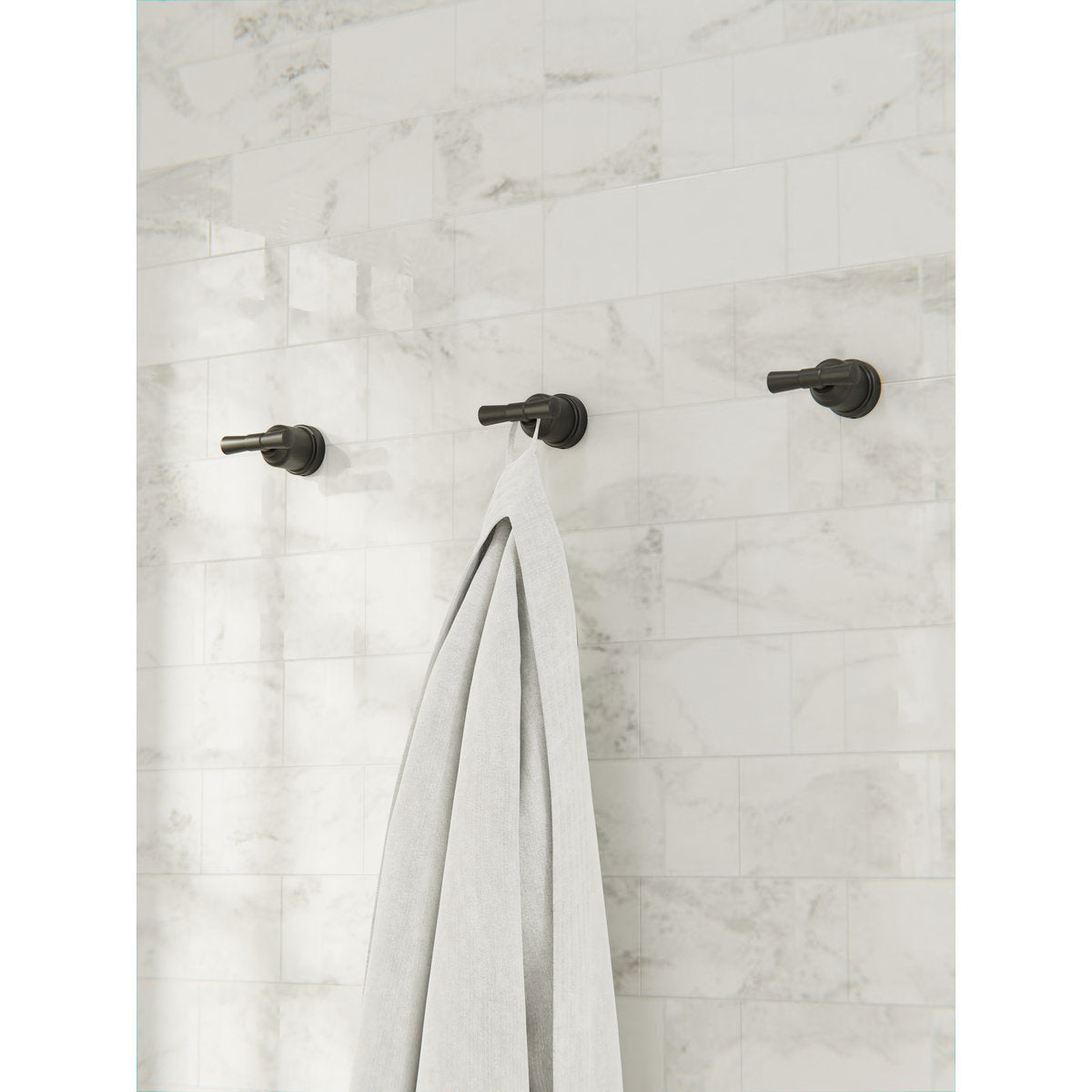York Robe Hook - Matte Black