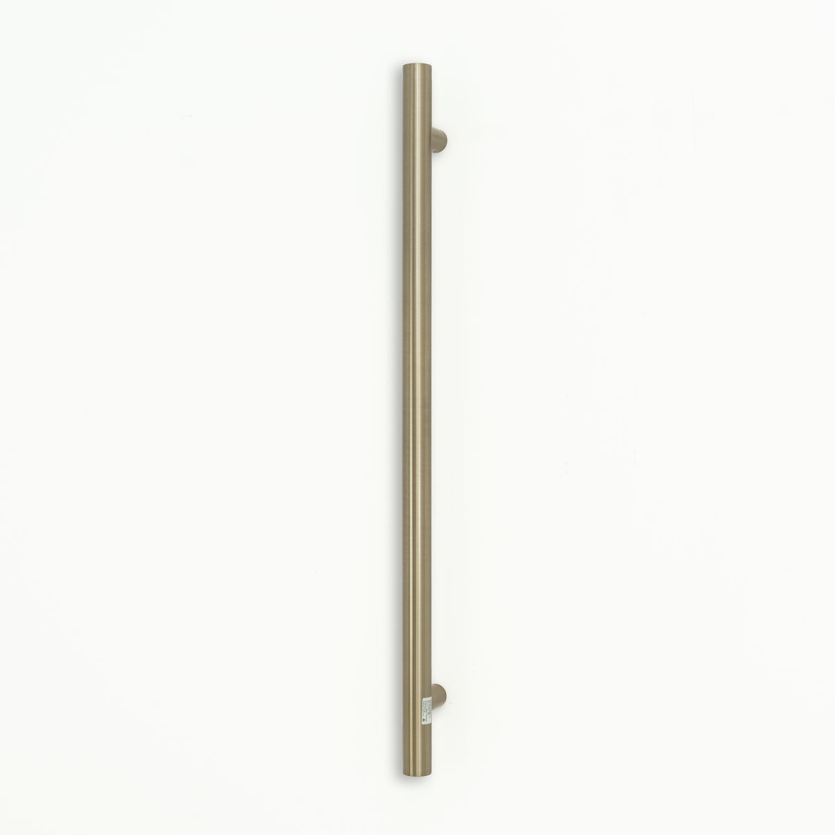 Radiant Non-Heated Vertical Towel Rail 40 x 950mm - Brushed Nickel