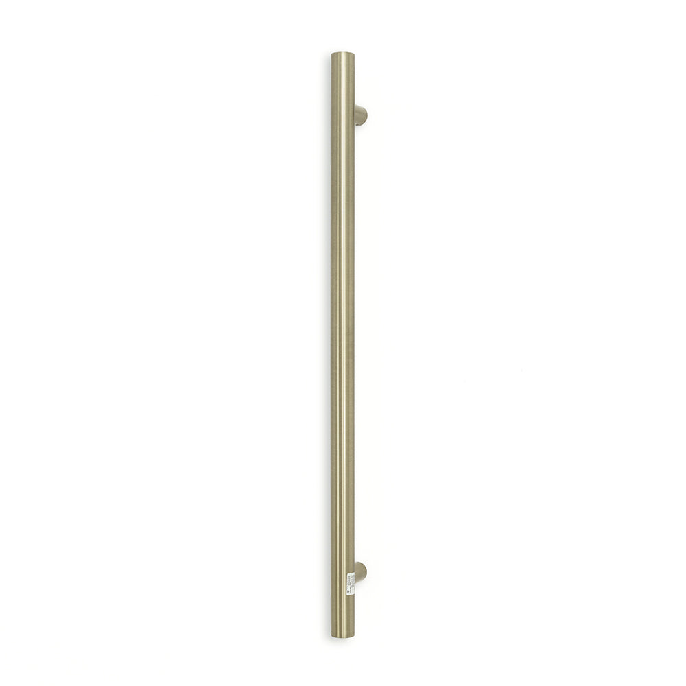 Radiant Non-Heated Vertical towel Rail 40 x 950mm - Warm Brushed Nickel