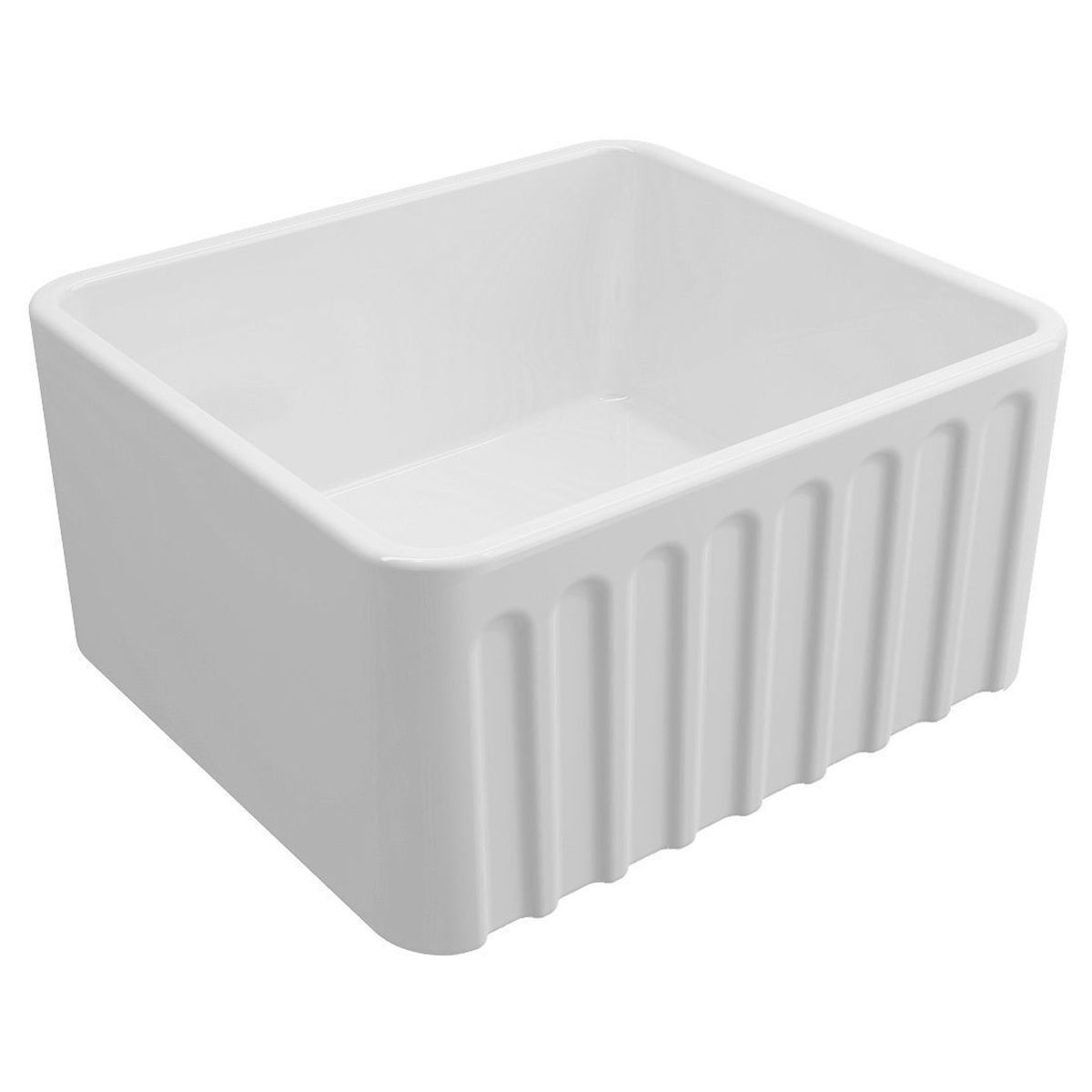 Novi 50X46 Fireclay Butler Sink - Gloss White