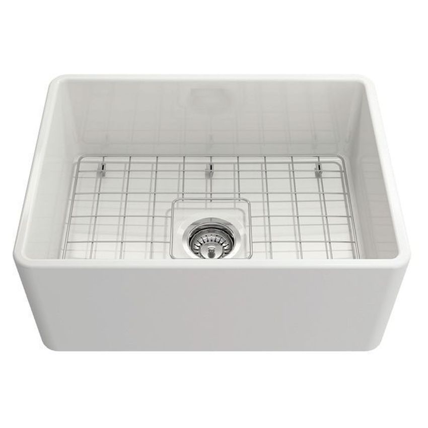 Novi 60X46 Fireclay Butler Sink - Gloss White
