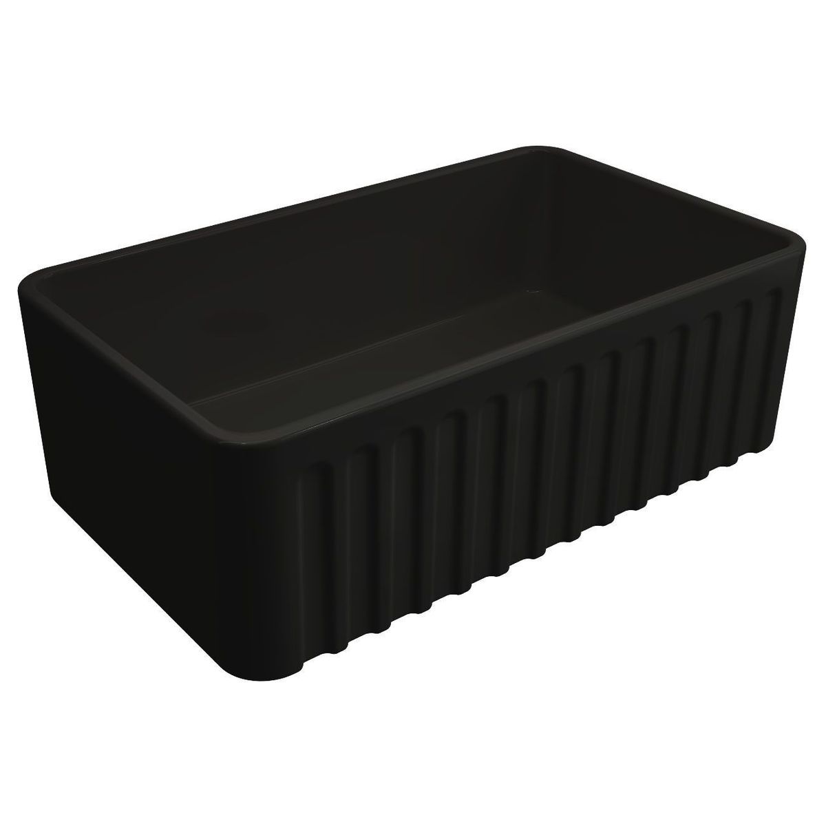 Novi 75X46 Fireclay Butler Sink - Matte Black