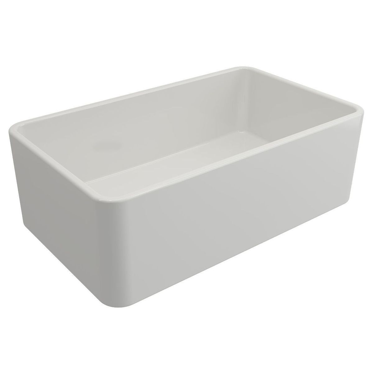 Novi 75X46 Fireclay Butler Sink - Gloss White