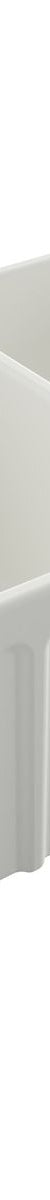 Kit-Novi 85X46 Fireclay Butler Sink - Matte White With Overflow Included Waste