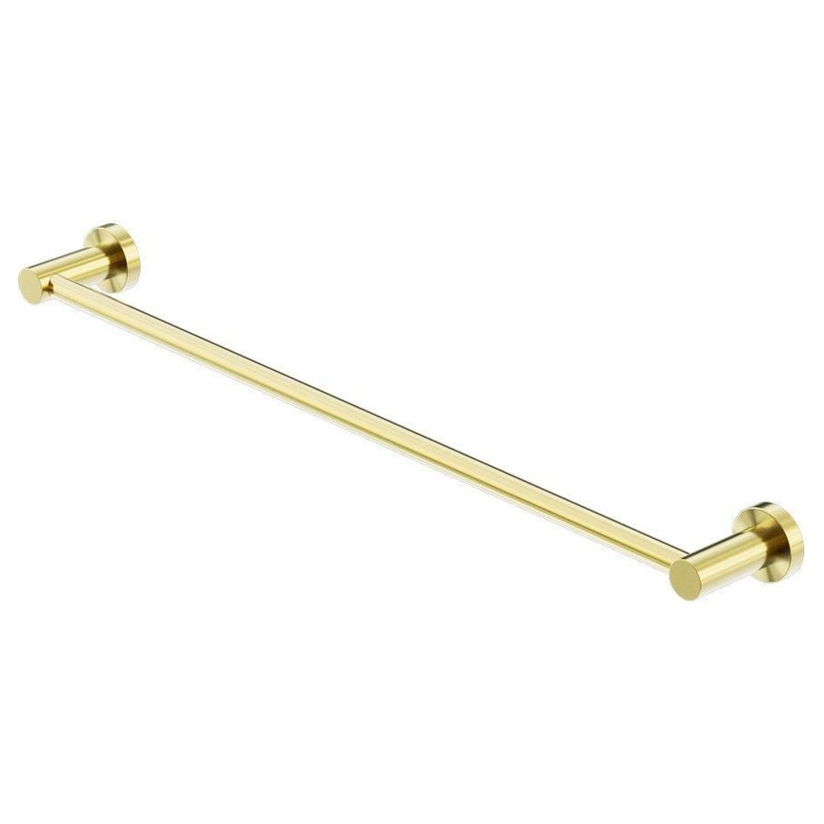 Mecca Single Towel Rail 600mm - Brushed Gold