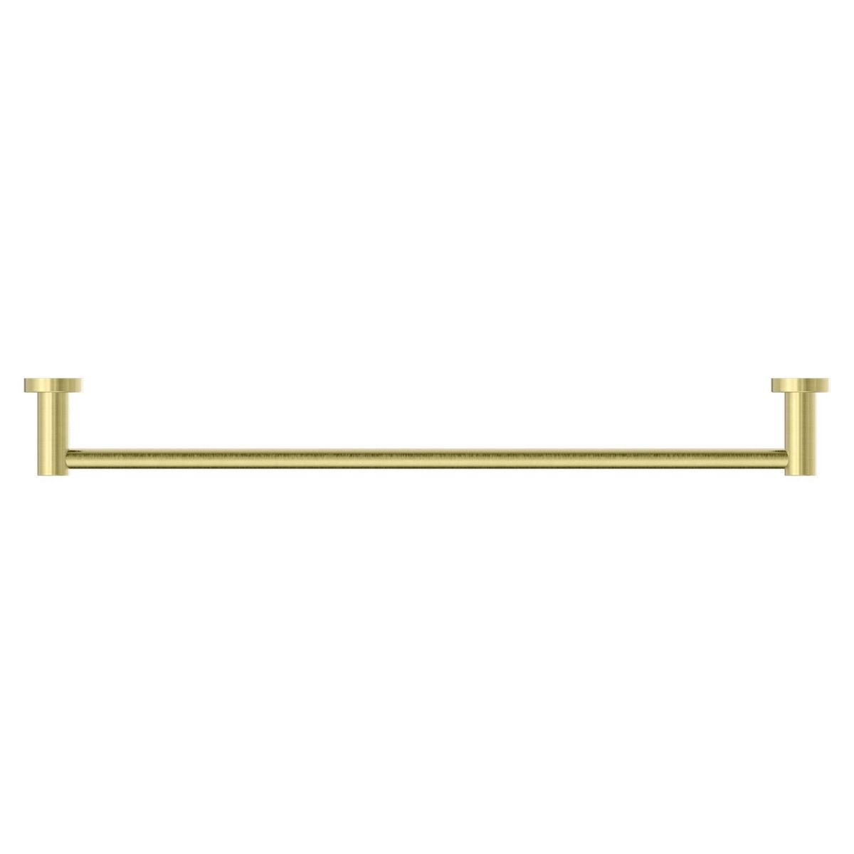 Mecca Single Towel Rail 600mm - Brushed Gold