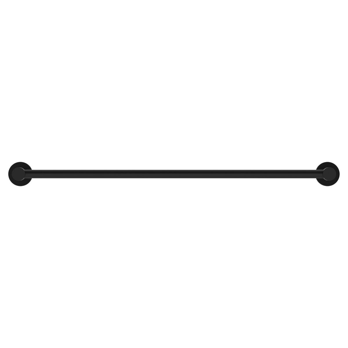 Mecca Single Towel Rail 600mm - Matte Black