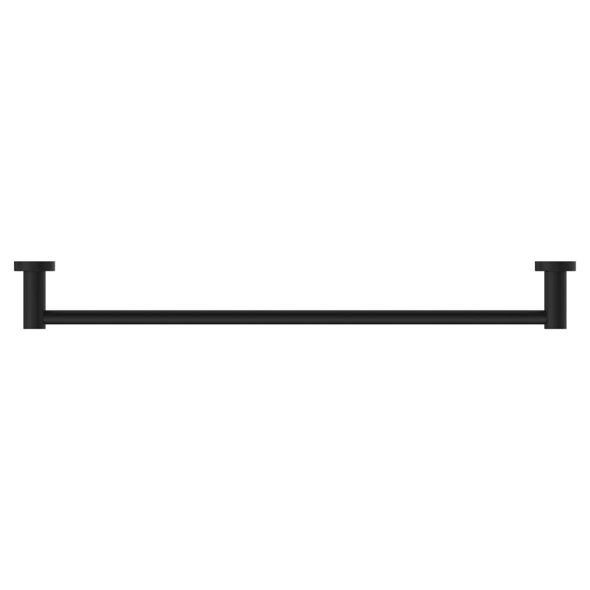 Mecca Single Towel Rail 600mm - Matte Black
