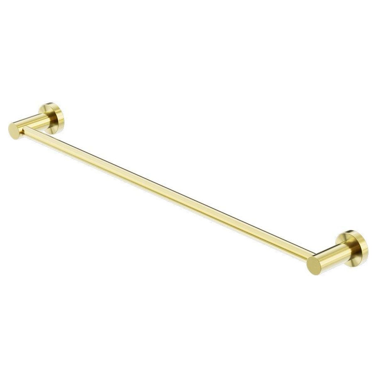 Mecca Single Towel Rail 800mm - Brushed Gold