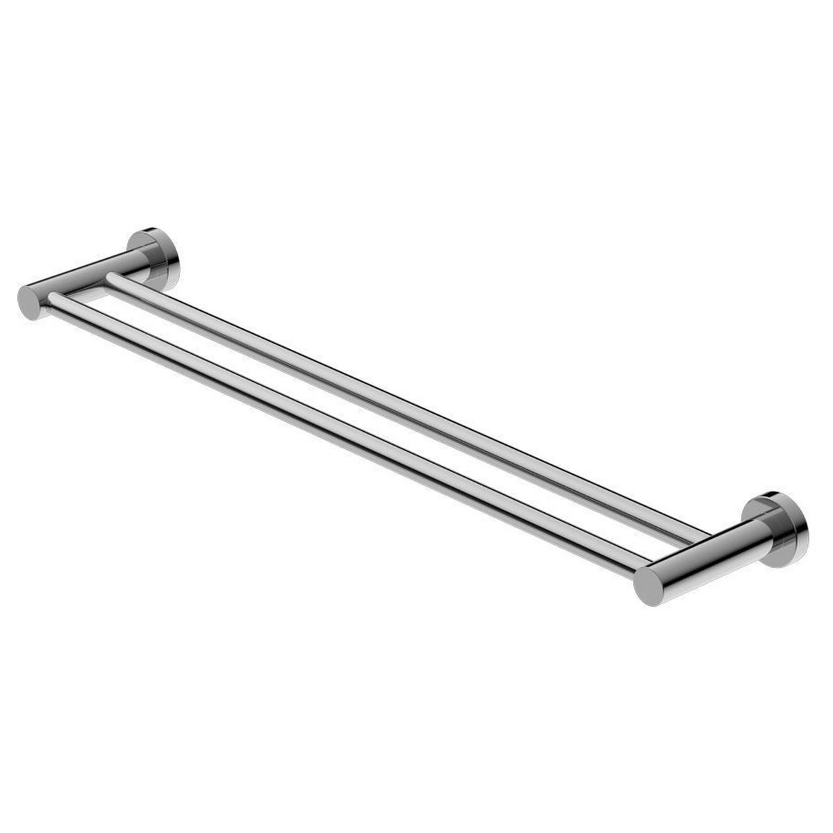 Mecca Double Towel Rail 800mm - Chrome
