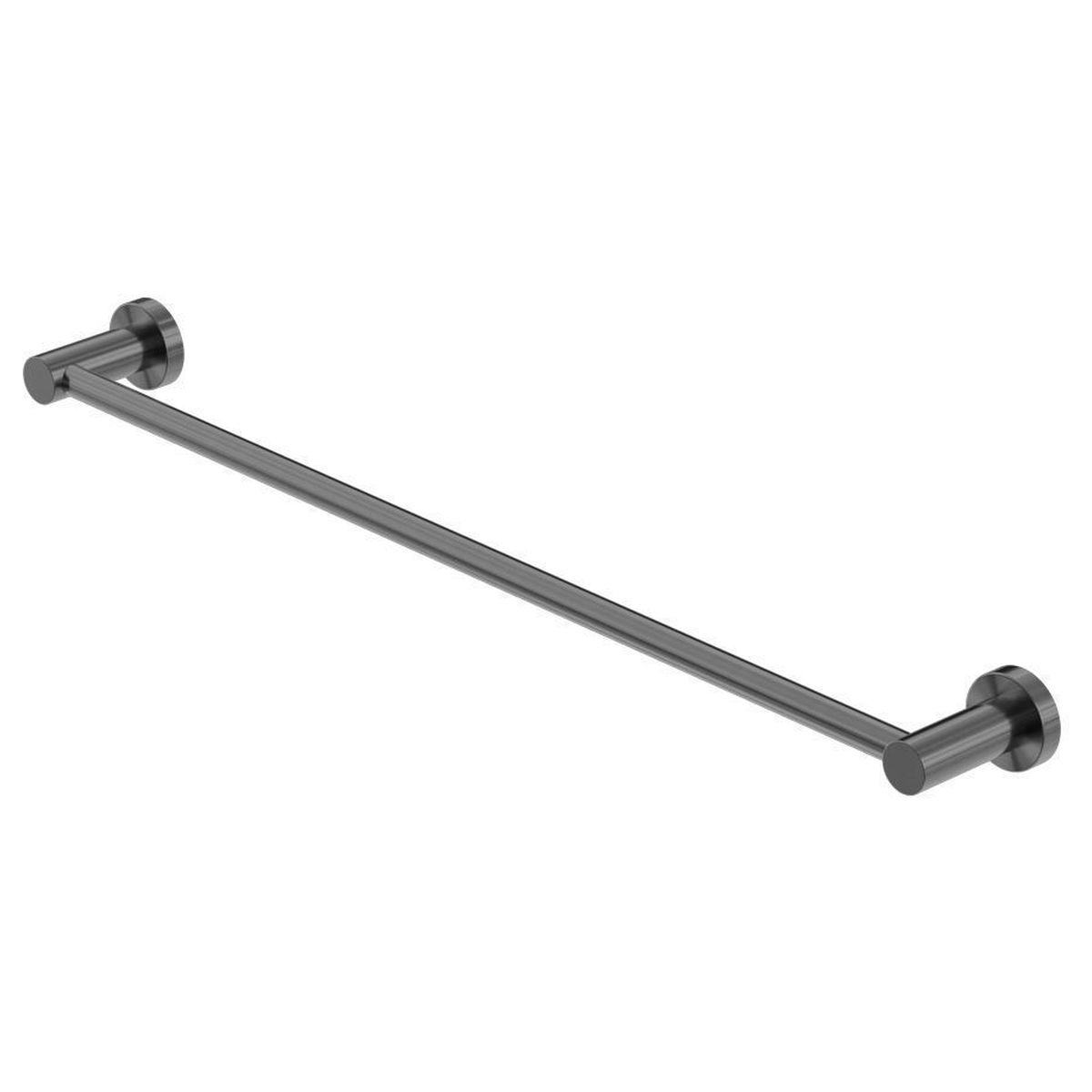 Mecca Single Towel Rail 800mm - Gun Metal
