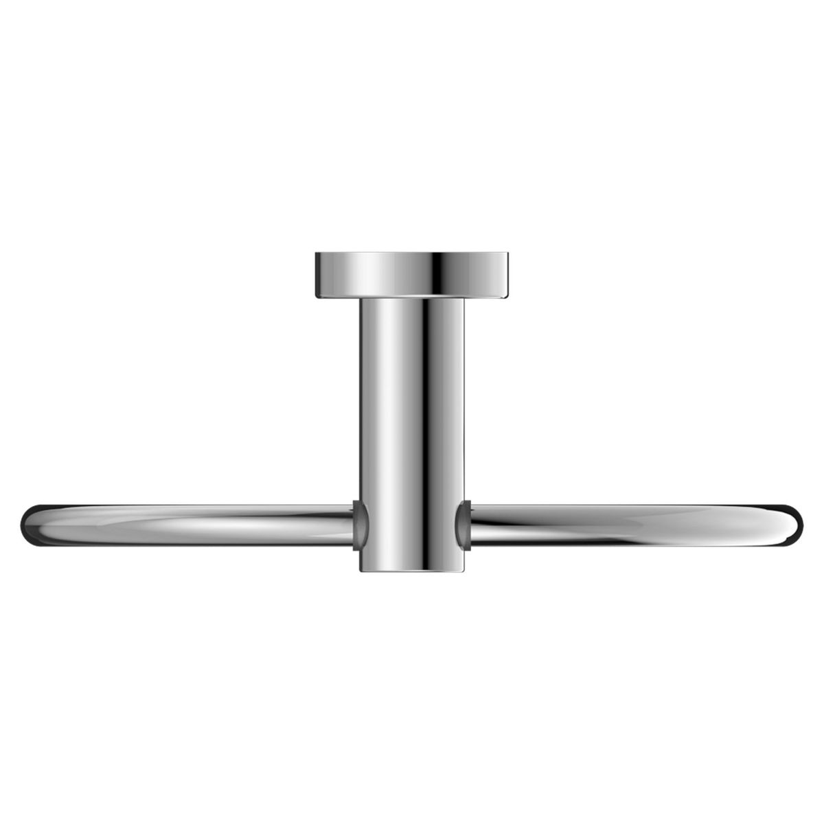 Mecca Hand Towel Ring - Chrome