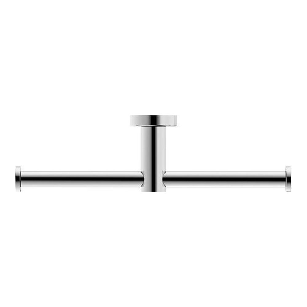 Mecca Double Toilet Roll Holder in Chrome