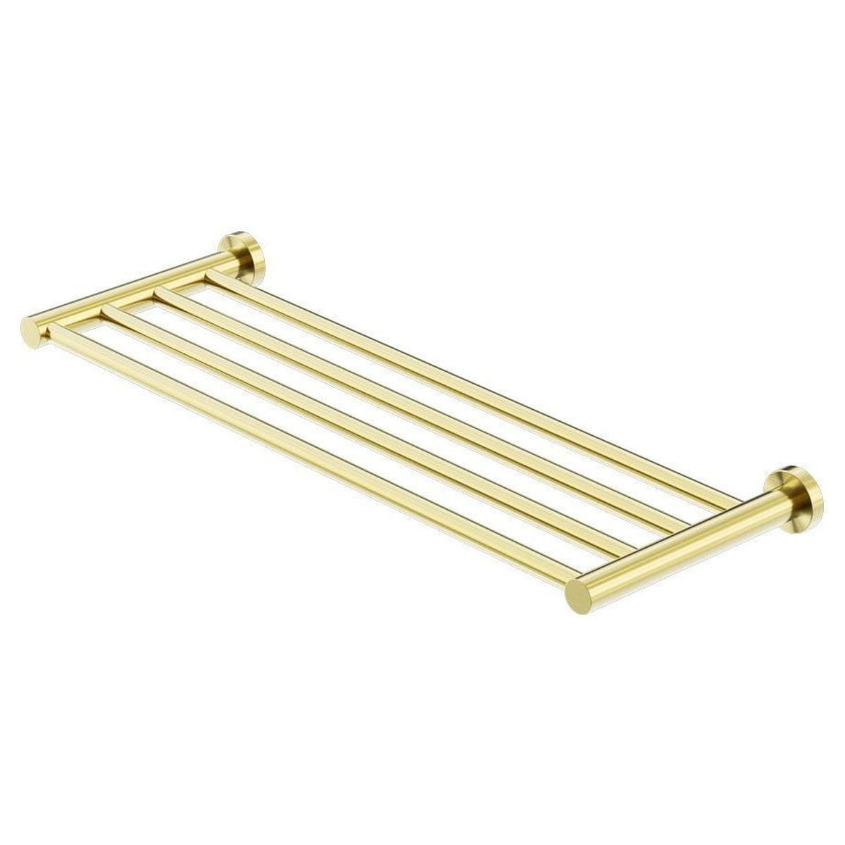 Mecca Towel Rack - Brushed Gold