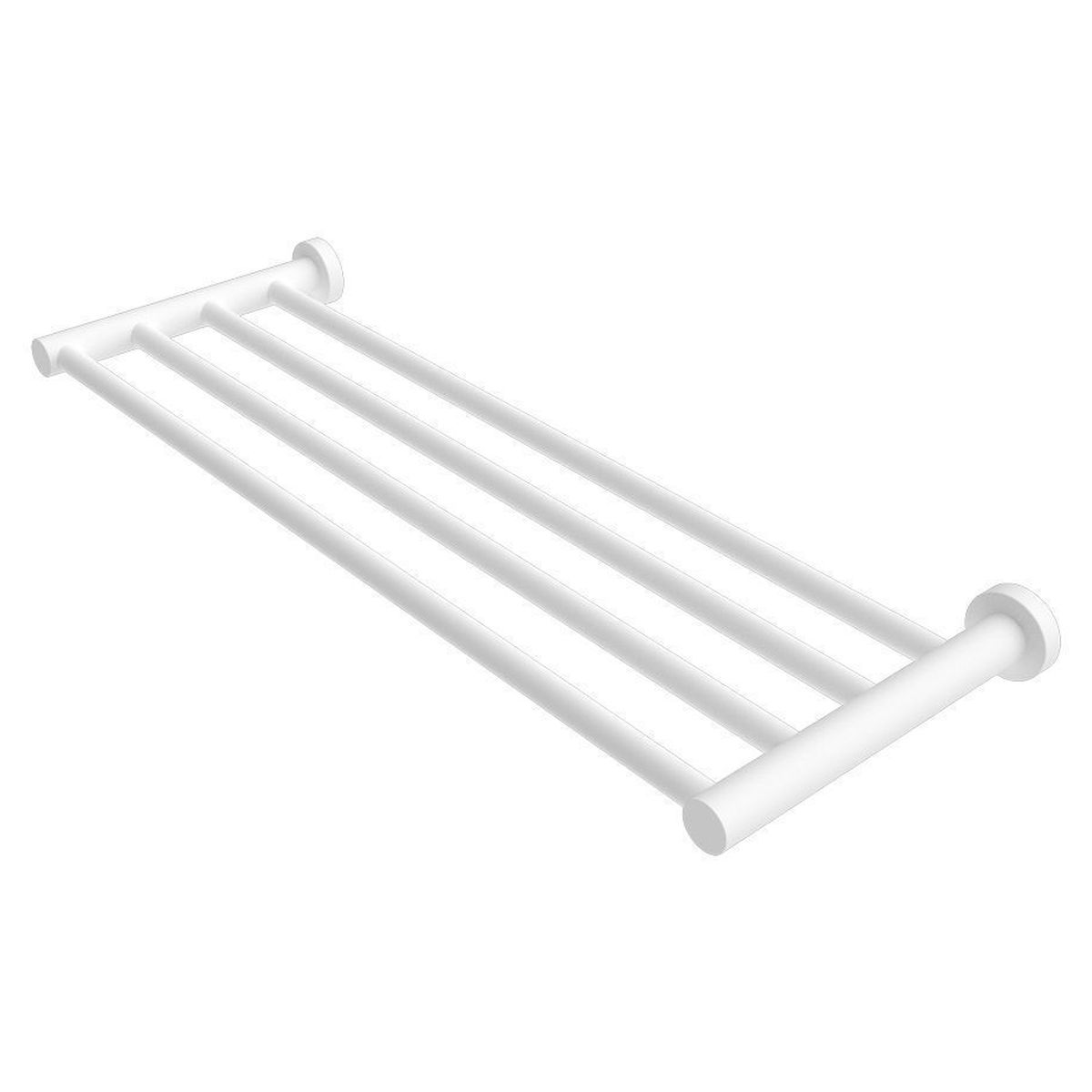 Mecca Towel Rack - Matte White