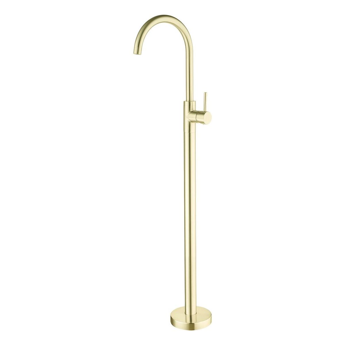Mecca Freestanding Bath Mixer in Brushed Gold