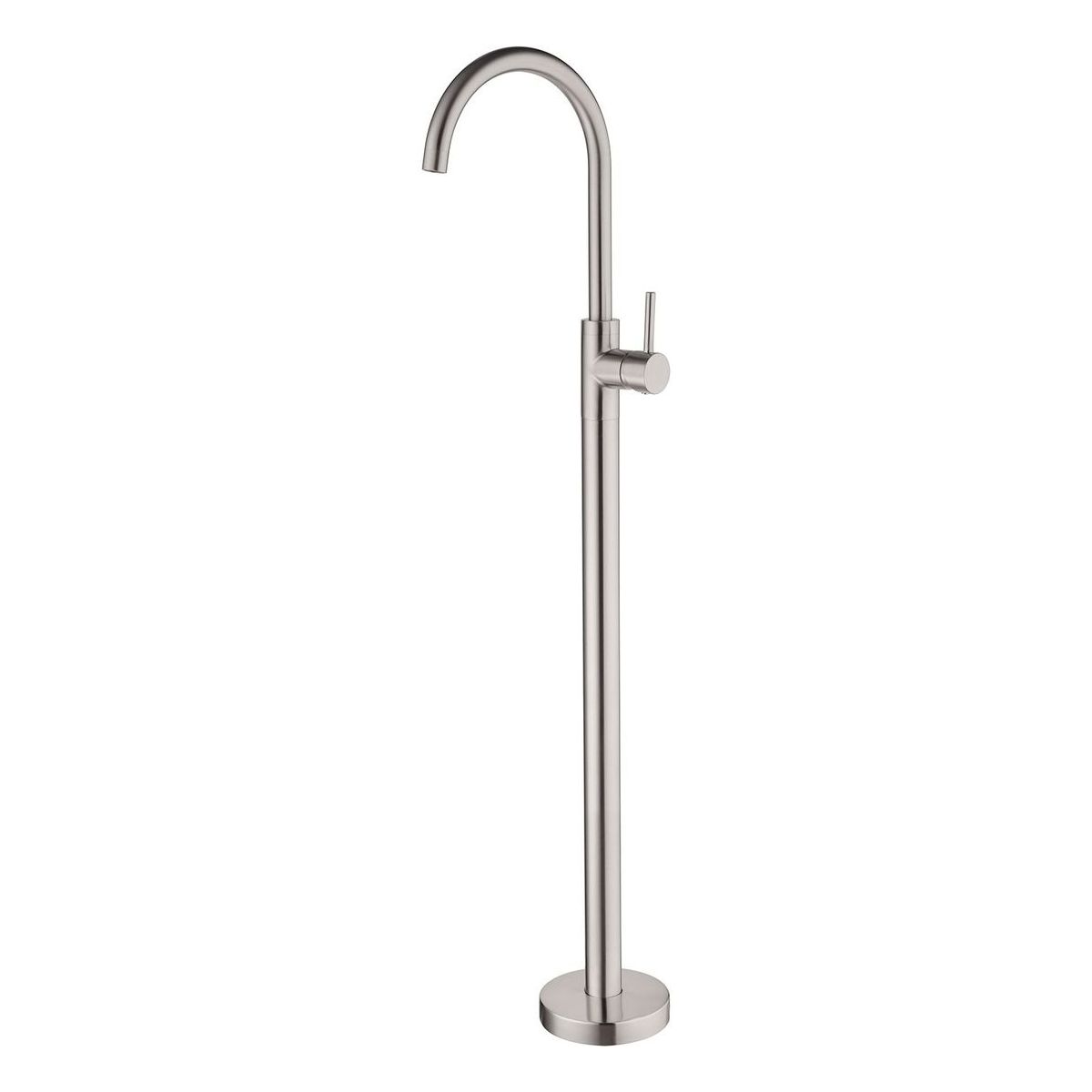 Mecca Freestanding Bath Mixer in Brushed Nickel