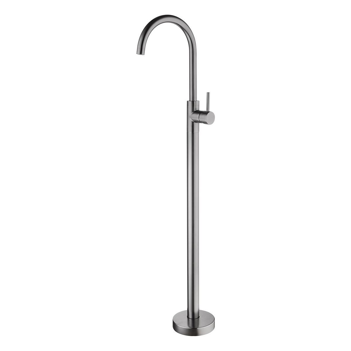 Mecca Freestanding Bath Mixer in Gun Metal
