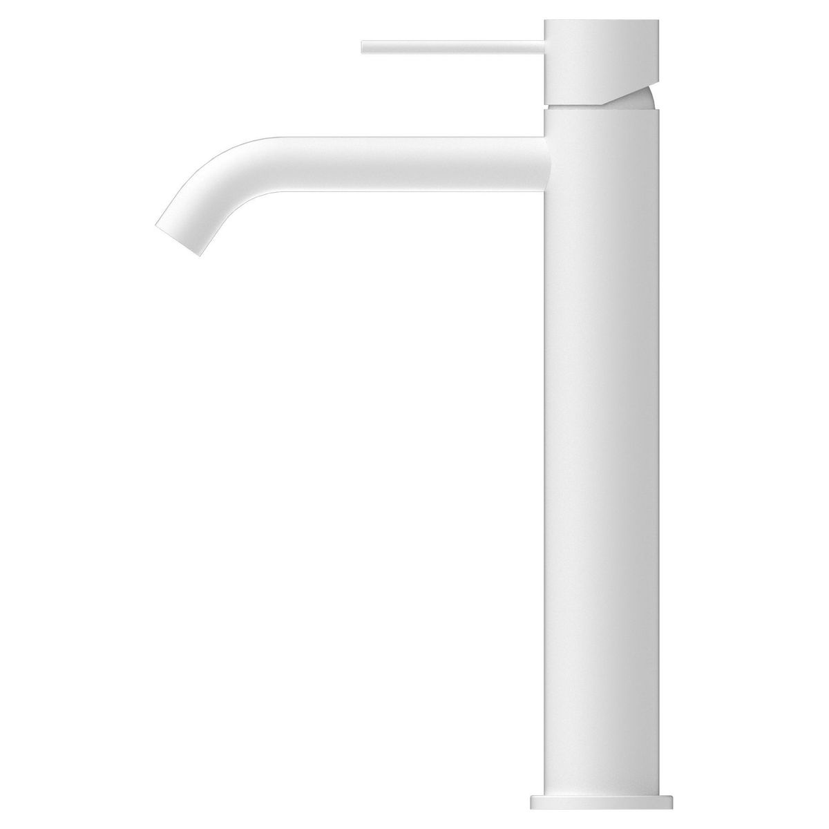 Mecca Tall Basin Mixer - Matte White