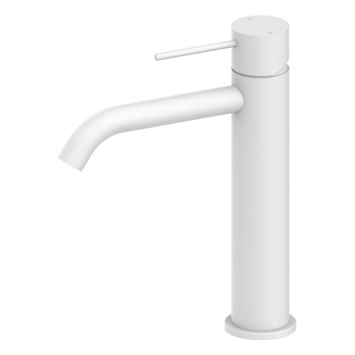 Mecca Mid Tall Basin Mixer in Matte White