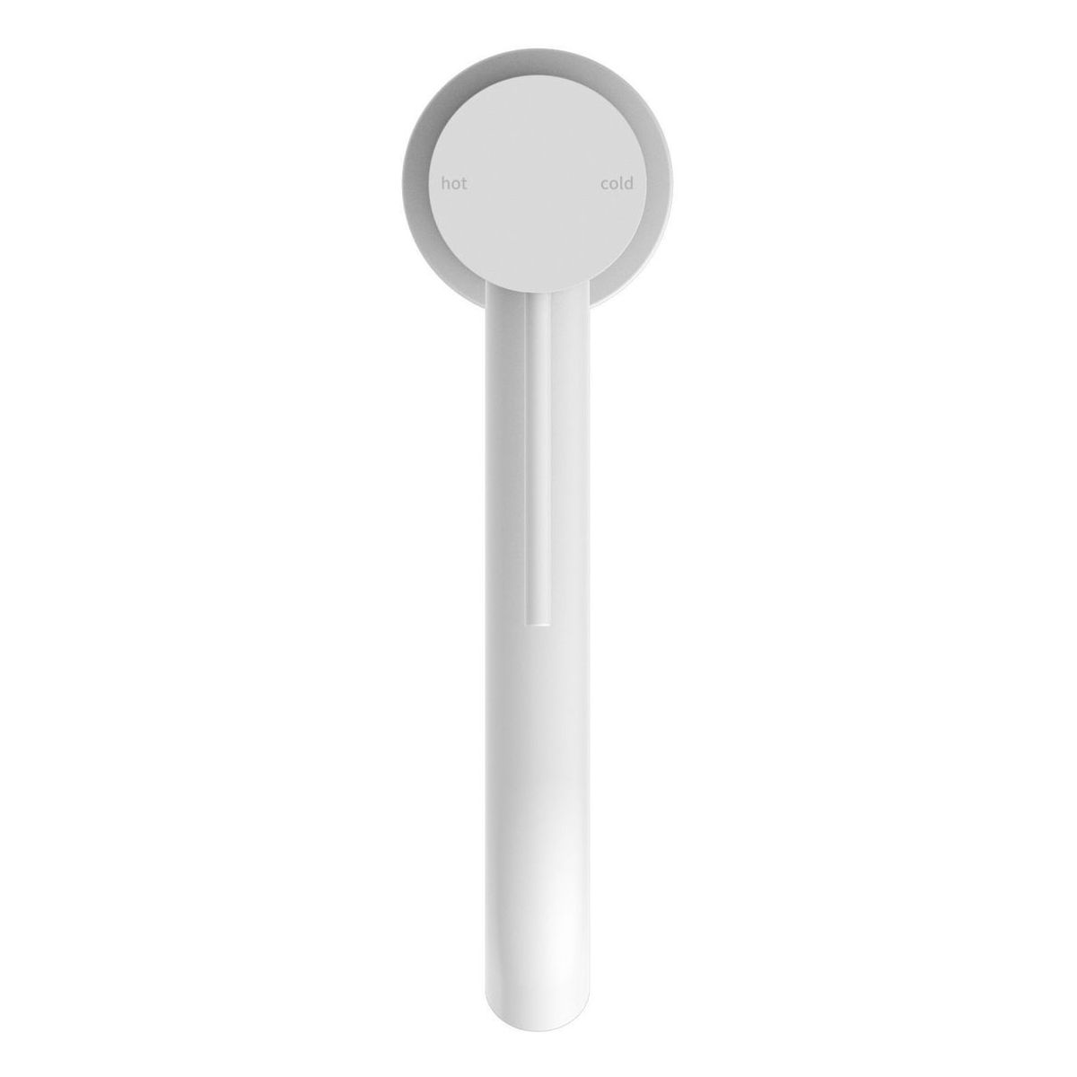 Mecca Mid Tall Basin Mixer in Matte White