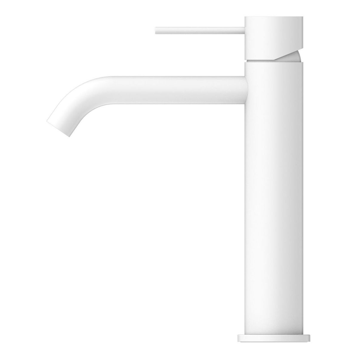 Mecca Mid Tall Basin Mixer in Matte White