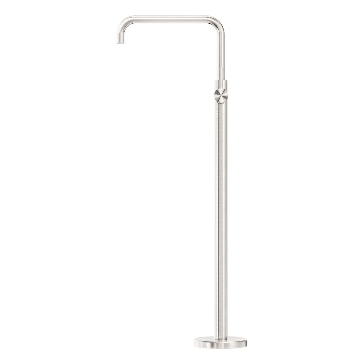 Mecca Freestanding Bath Mixer Square Shape in Brushed Nickel