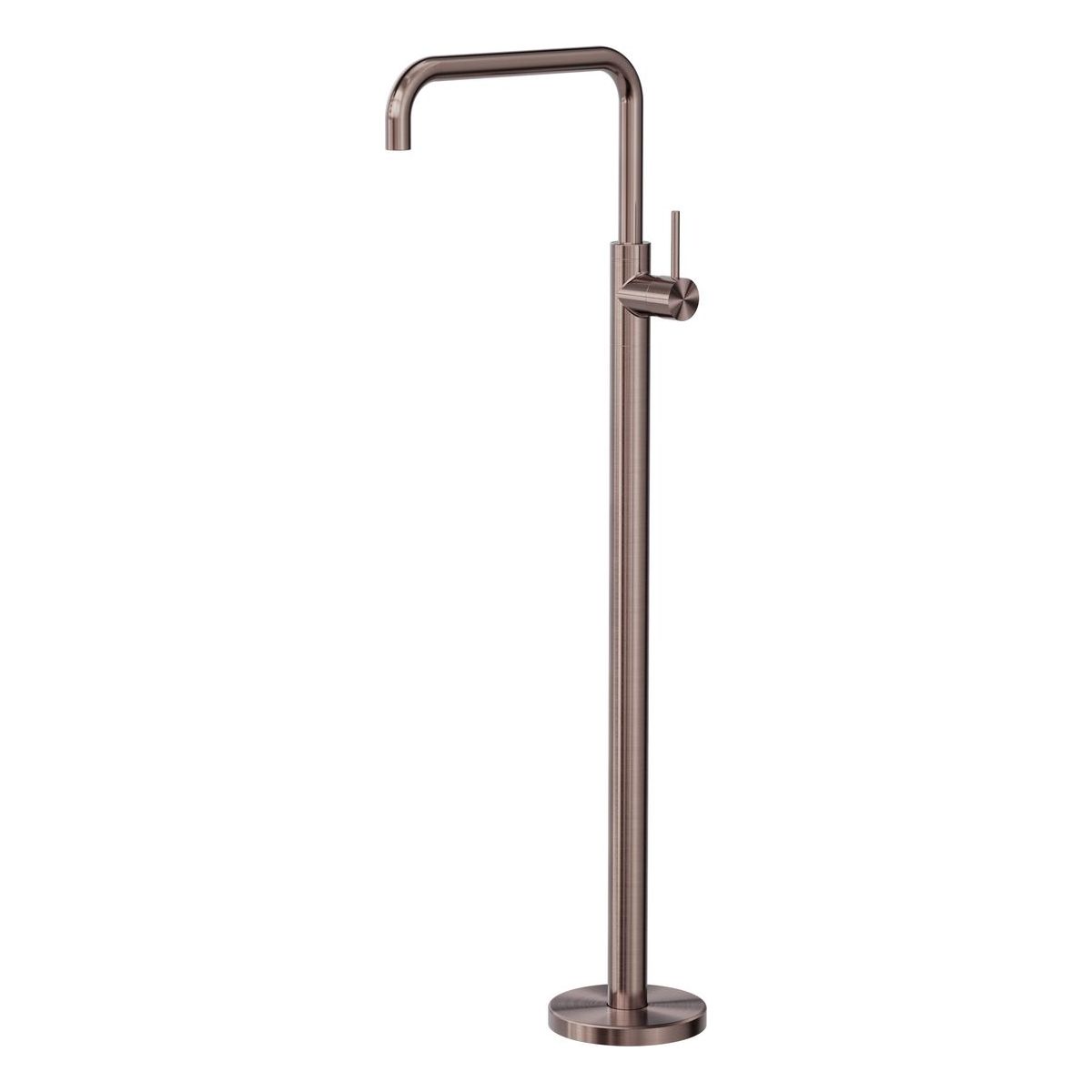 Mecca Freestanding Bath Mixer Square Shape in Brushed Bronze