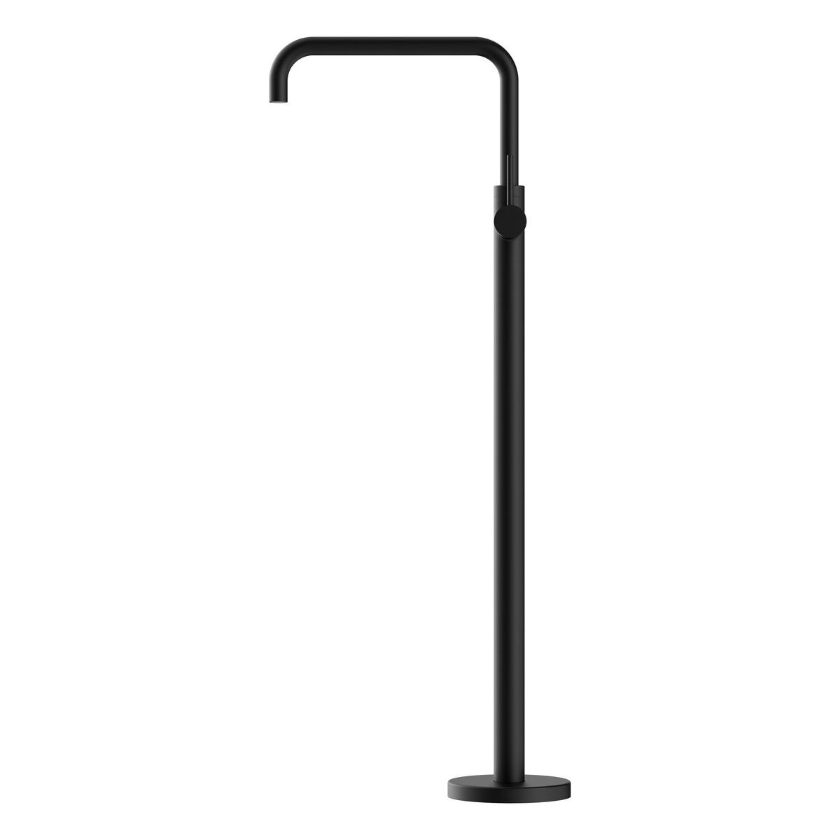 Mecca Freestanding Bath Mixer Square Shape in Matte Black
