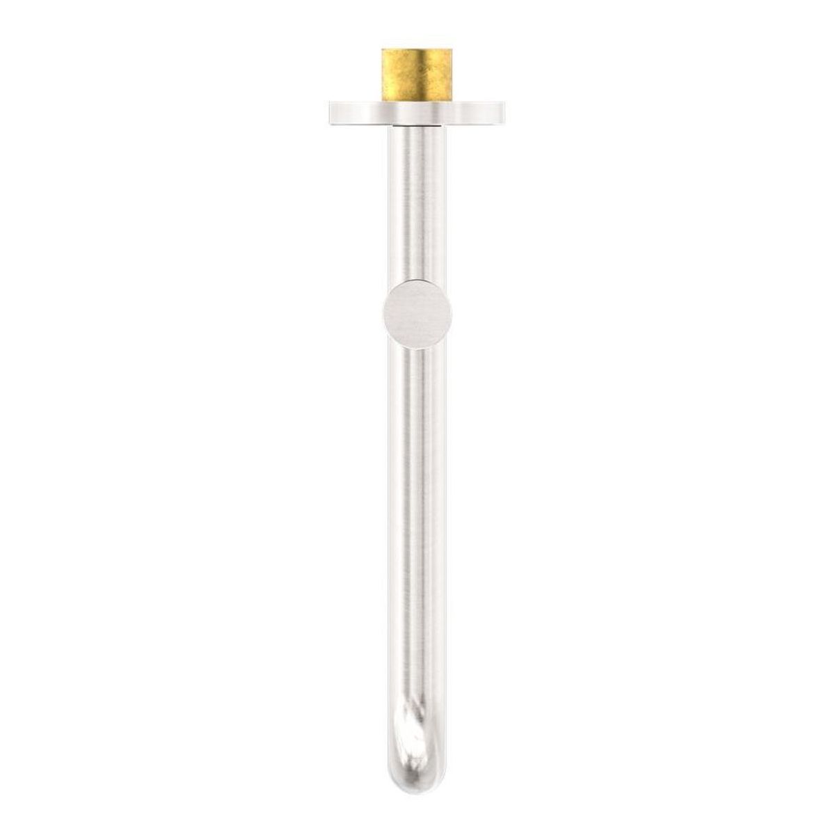 Mecca Wall Mounted Swivel Basin/Bath Spout Only 225mm in Brushed Nickel