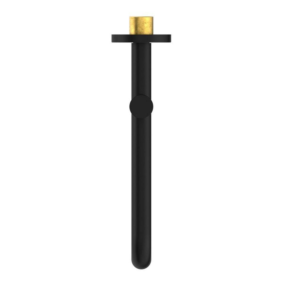Mecca Wall Mounted Swivel Basin/Bath Spout Only 225mm in Matte Black