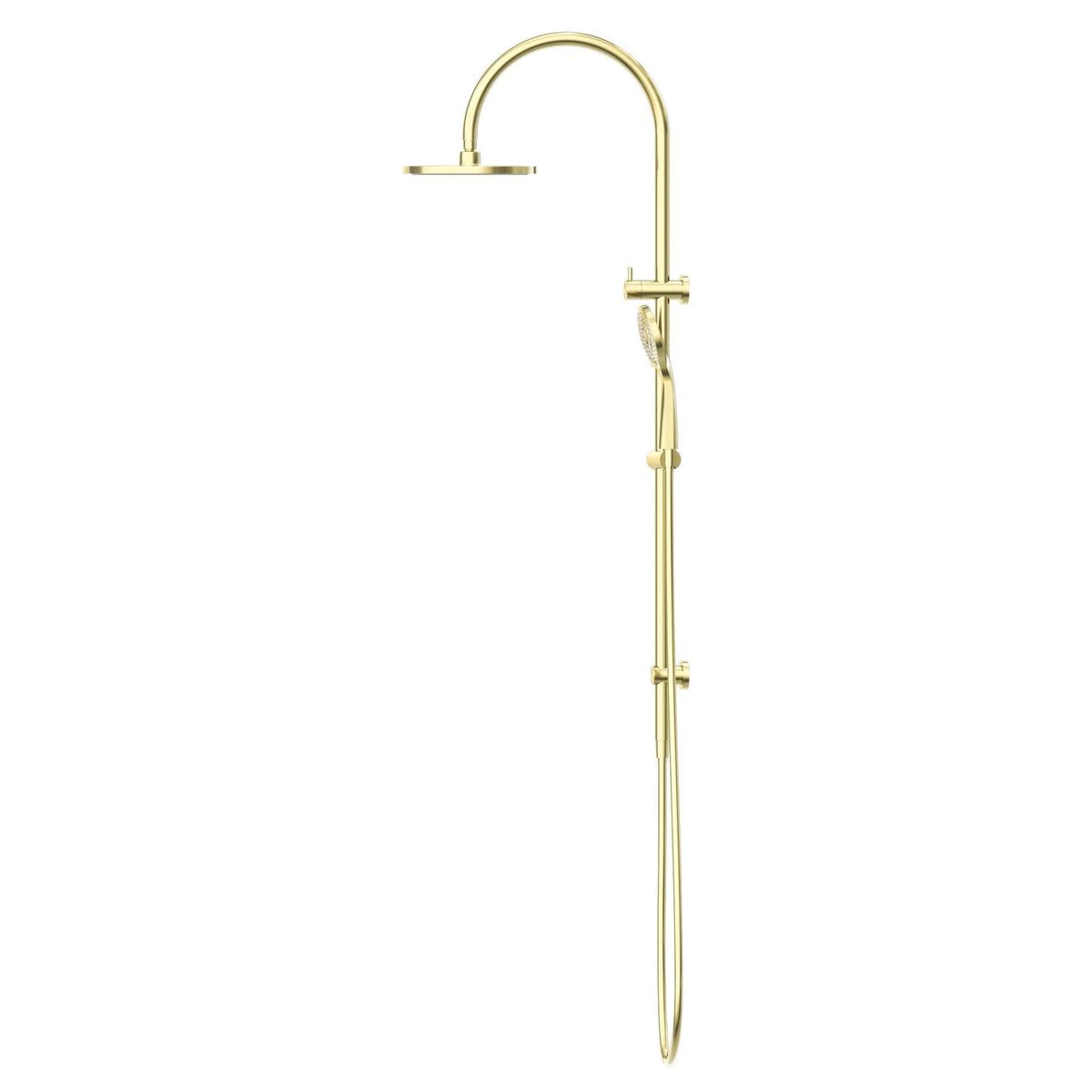 Mecca Twin Shower With Air Shower - Brushed Gold