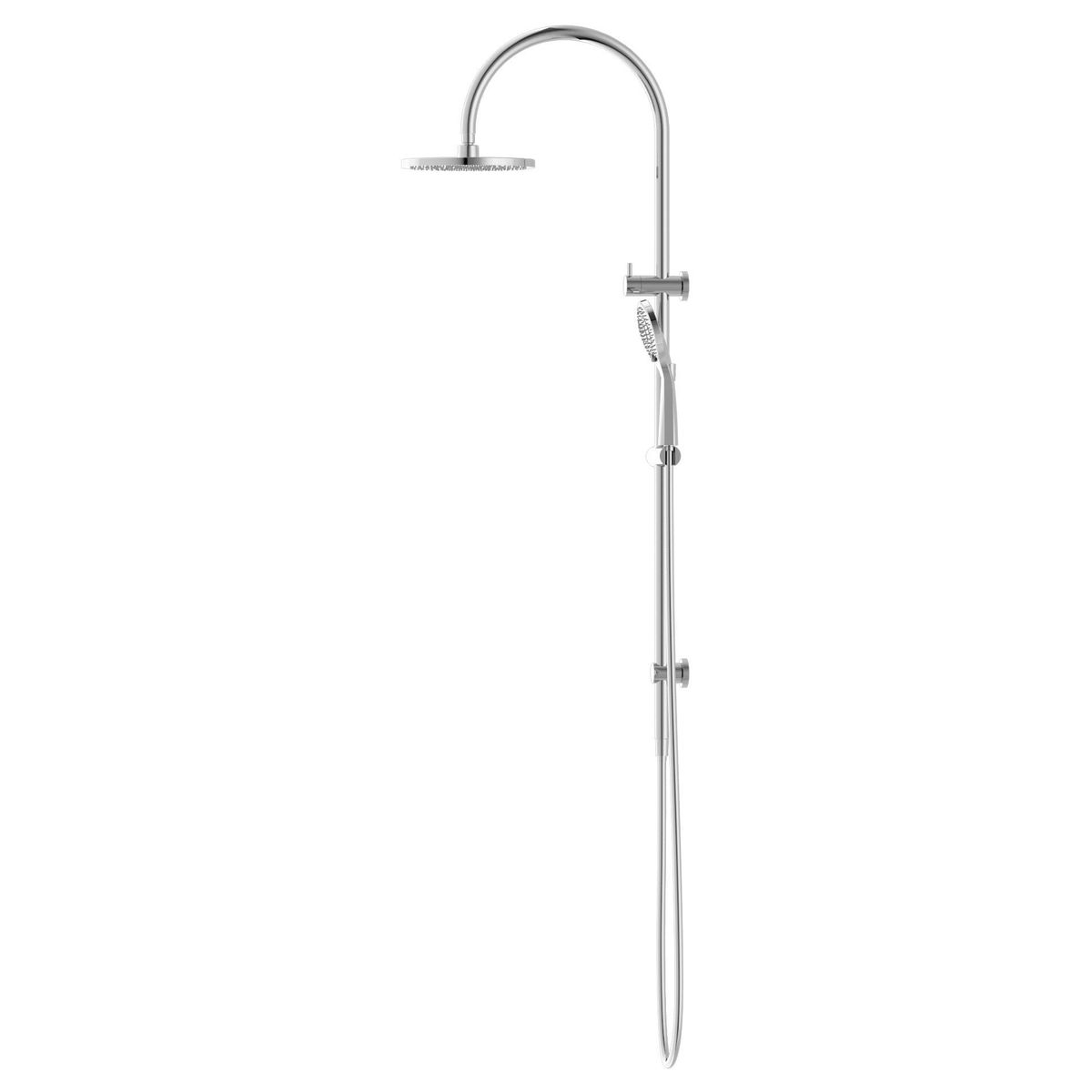 Mecca Twin Shower With Air Shower - Chrome