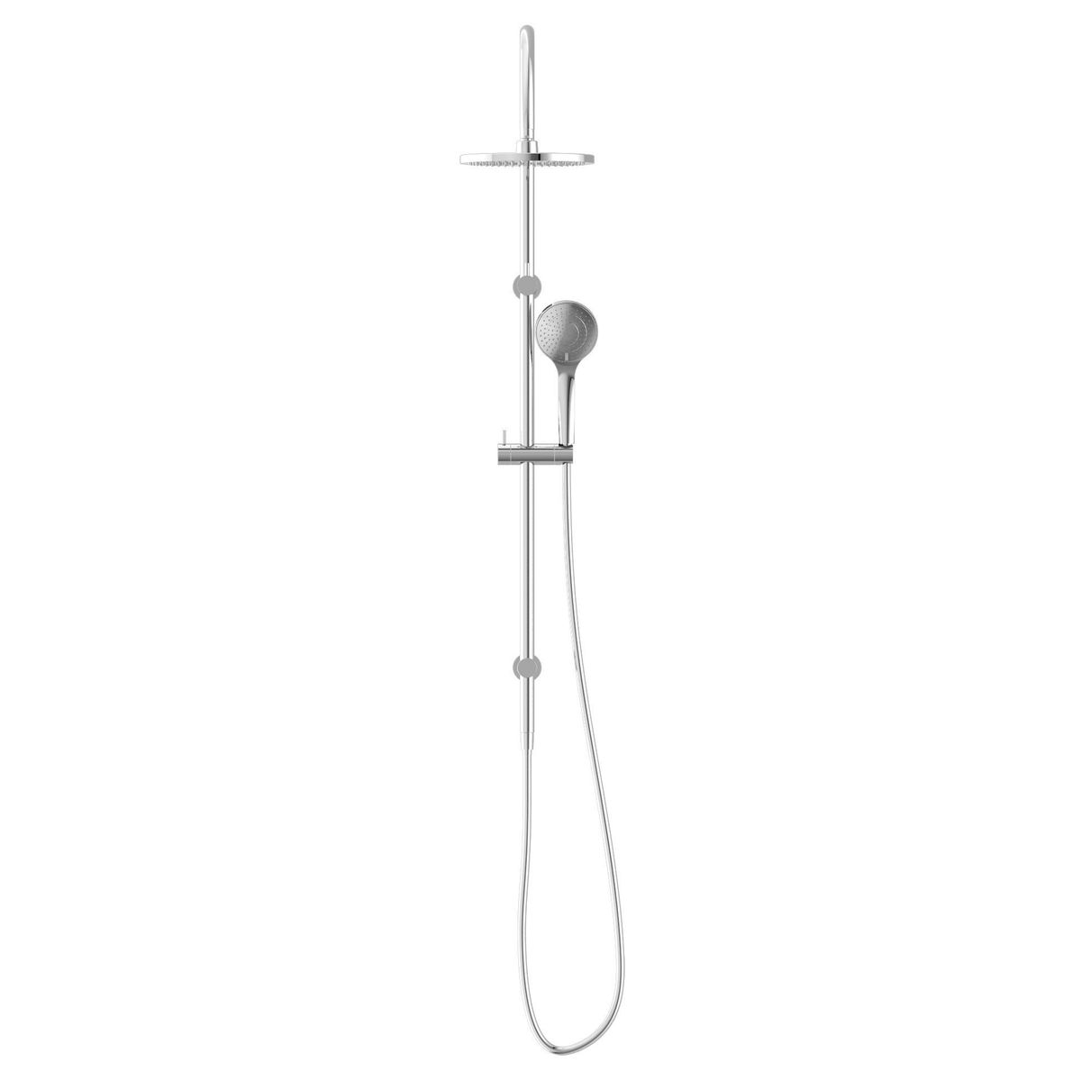 Mecca Twin Shower With Air Shower - Chrome
