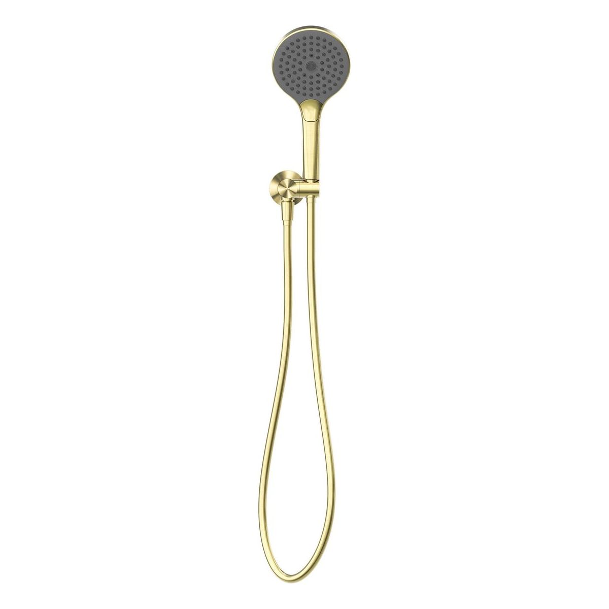 Mecca Shower On Bracket With Air Shower II in Brushed Gold