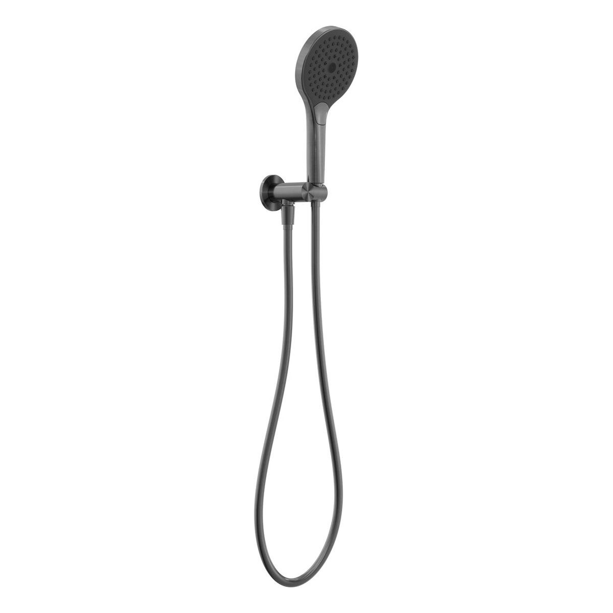 Mecca Shower On Bracket With Air Shower II in Gun Metal