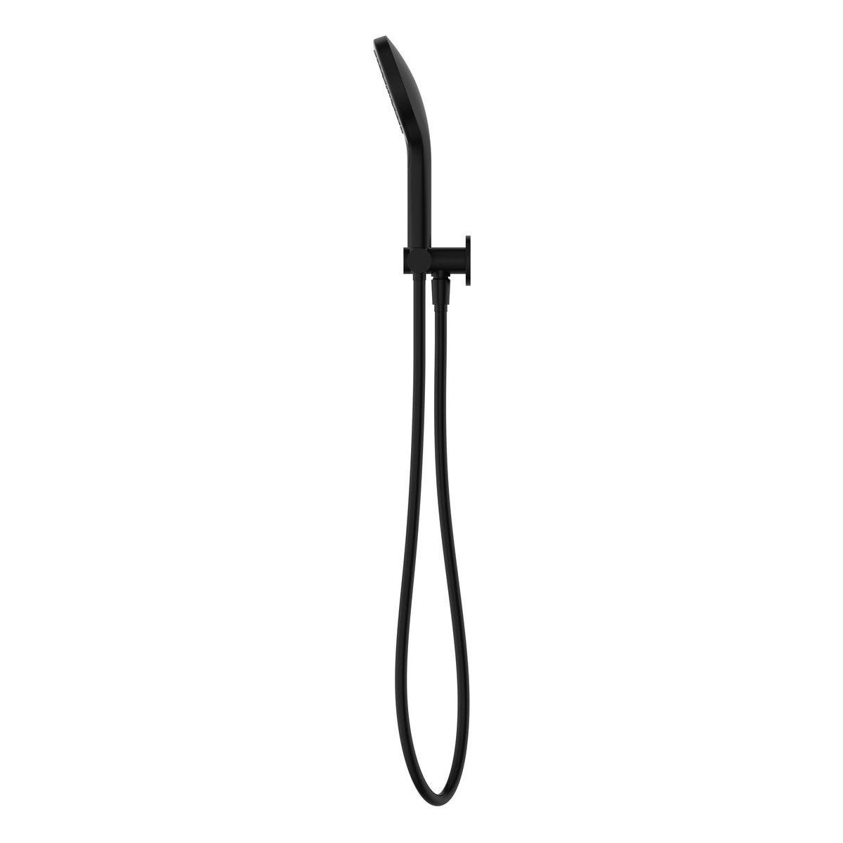 Mecca Shower On Bracket With Air Shower II in Matte Black