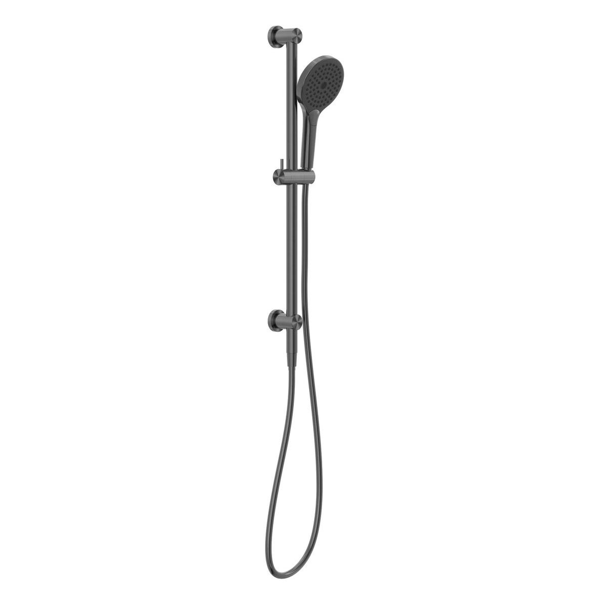 Mecca Shower Rail With Air Shower II in Gun Metal