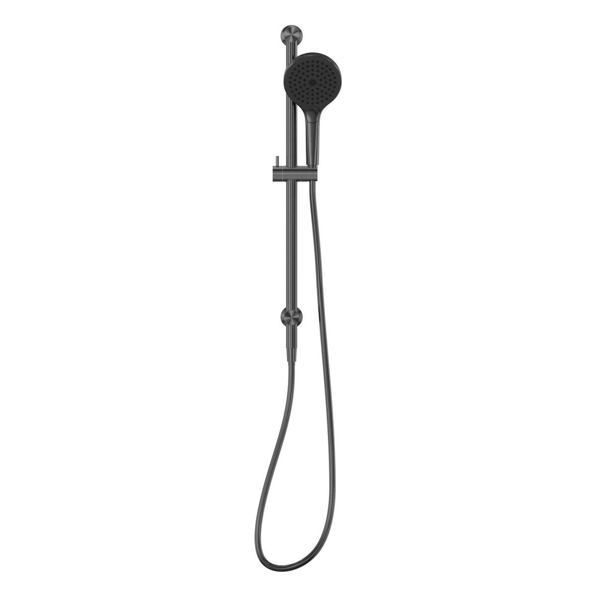 Mecca Shower Rail With Air Shower II in Gun Metal
