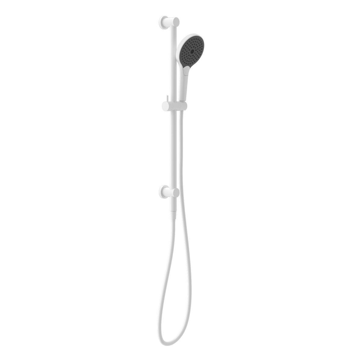 Mecca Shower Rail With Air Shower II in Matte White
