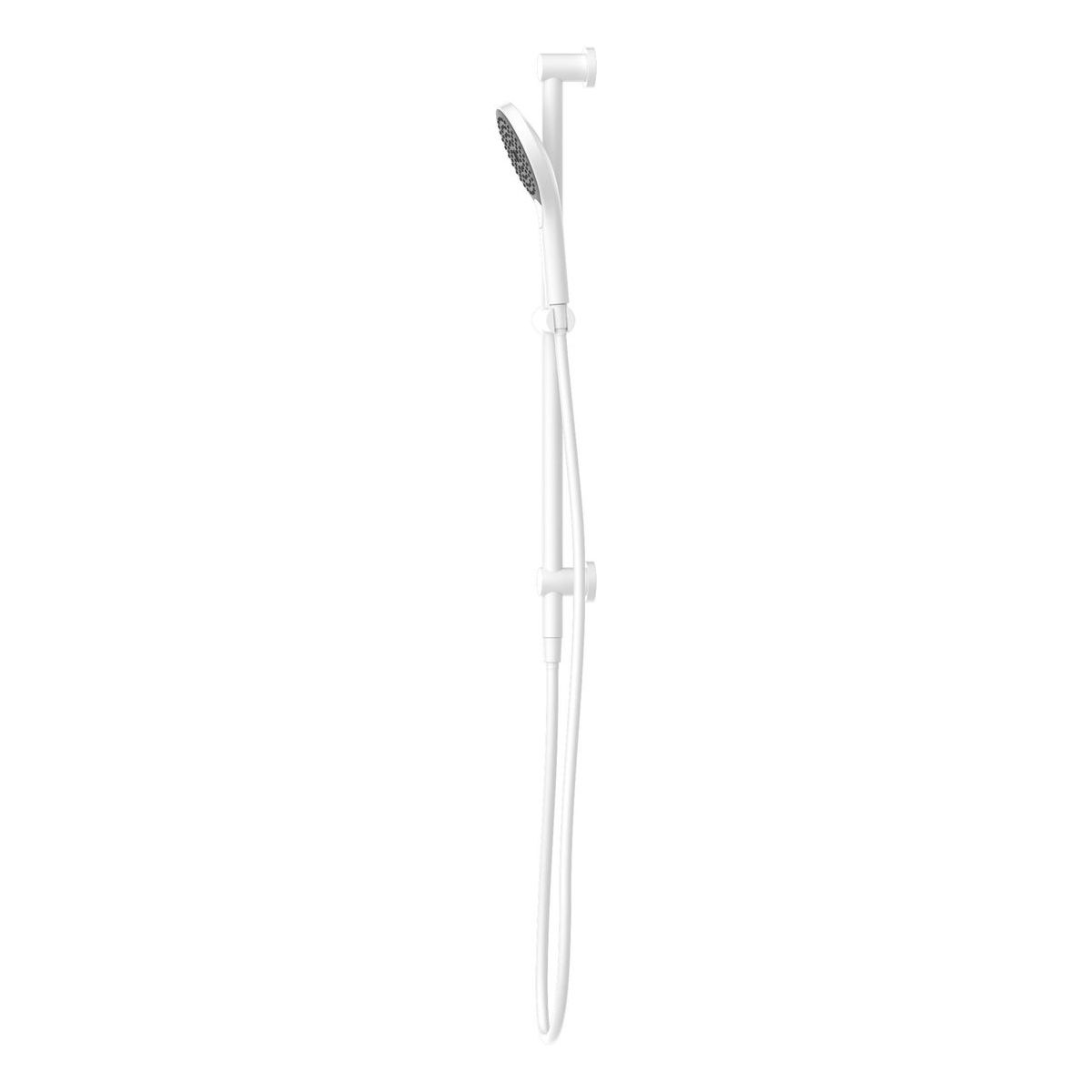 Mecca Shower Rail With Air Shower II in Matte White