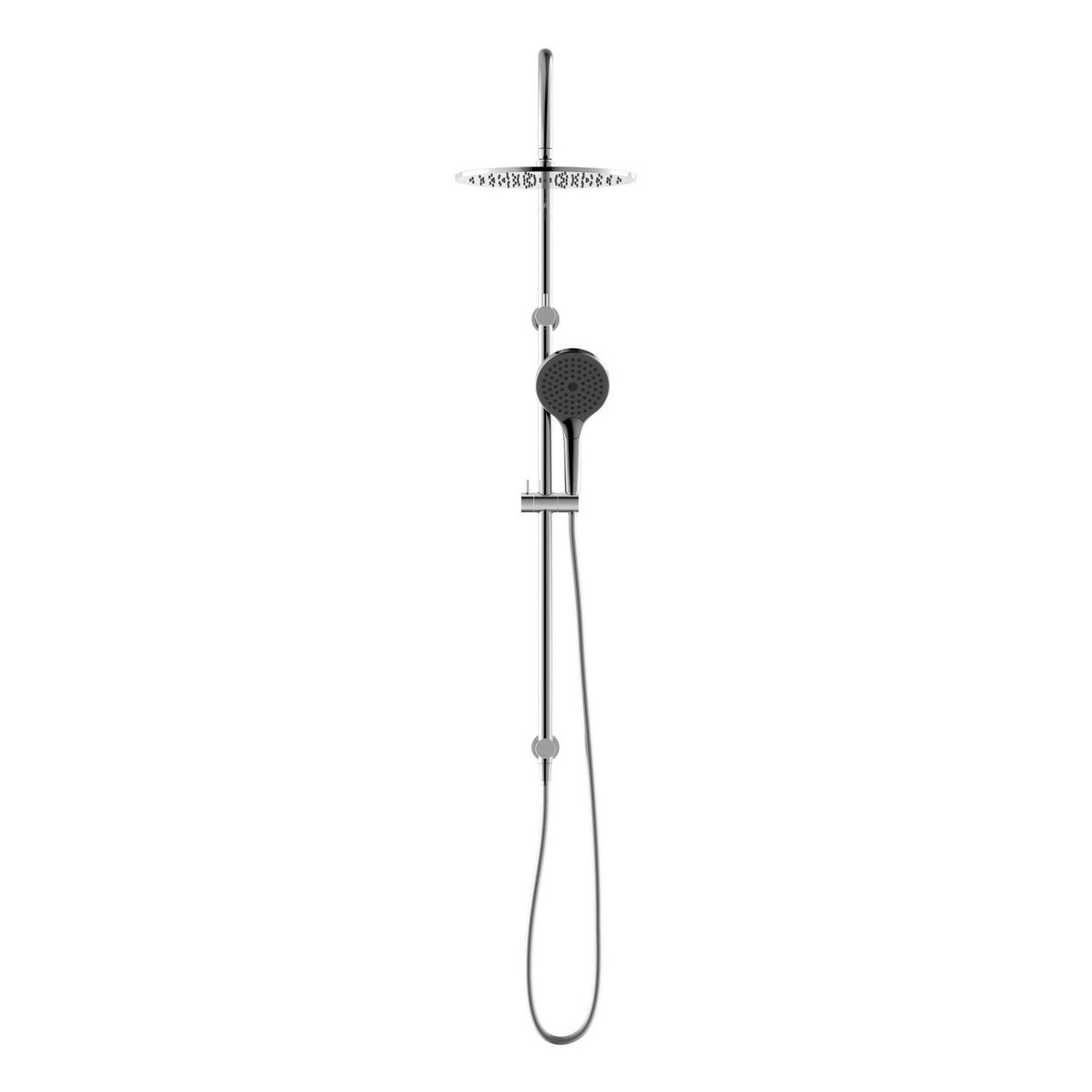 Mecca Twin Shower With Air Shower II in Chrome