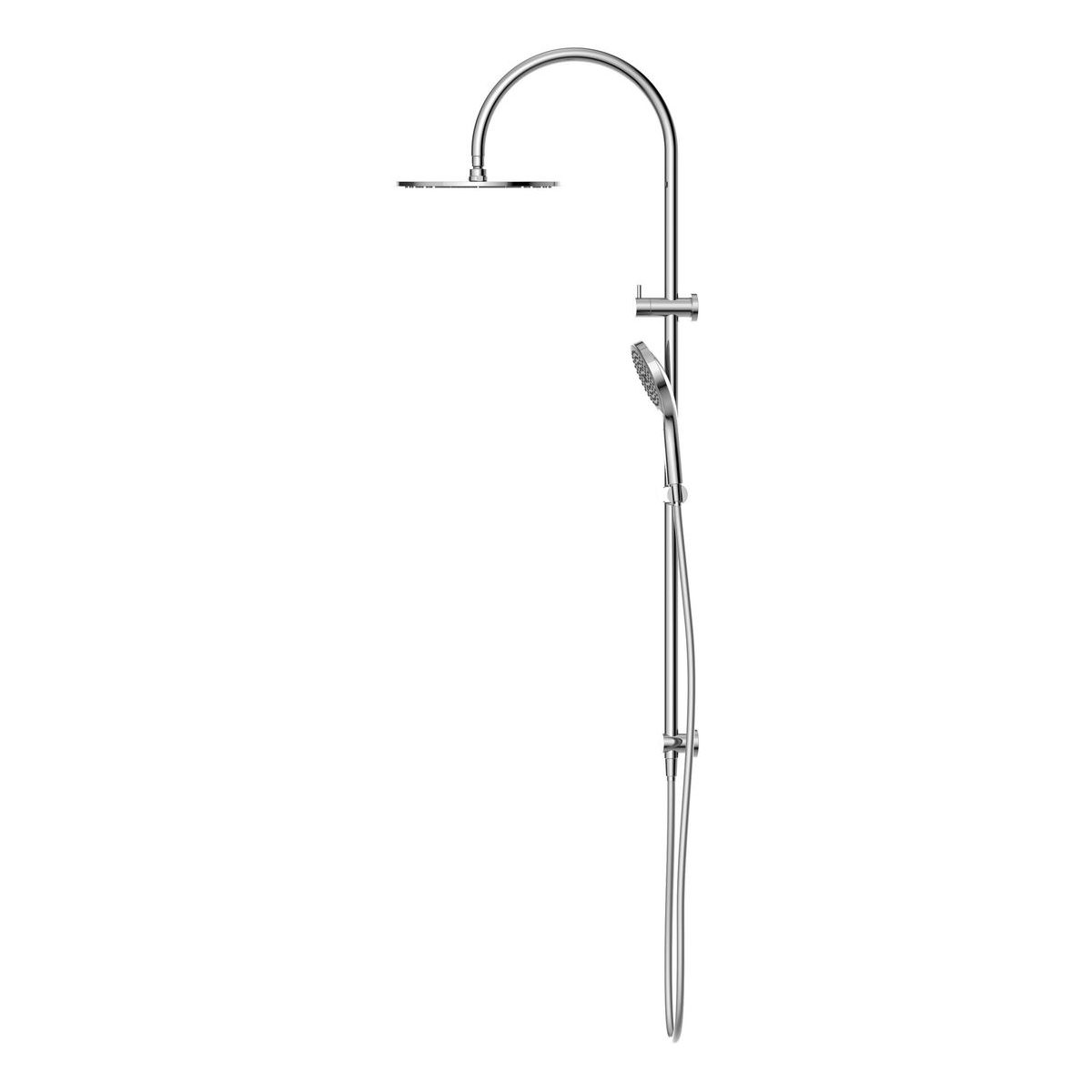 Mecca Twin Shower With Air Shower II in Chrome